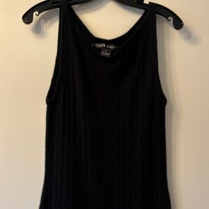 Ralph Lauren Elegant Black cashmere dress